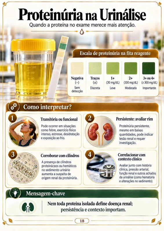 Proteinúria na Urinálise