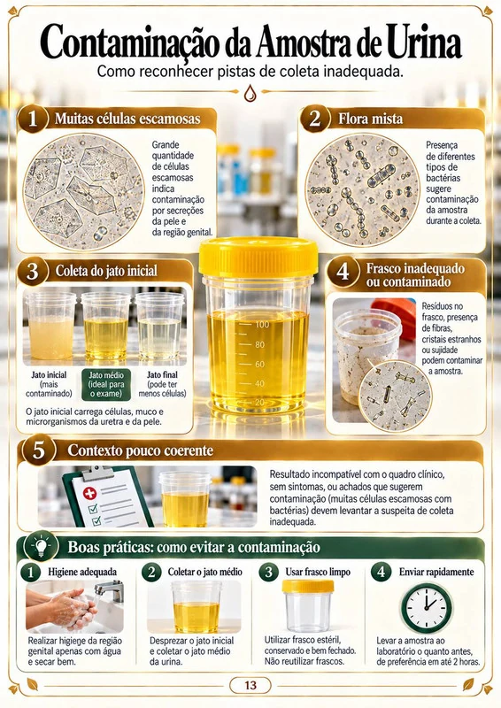 Contaminação da Amostra de Urina