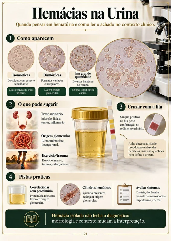 Hemácias na Urina